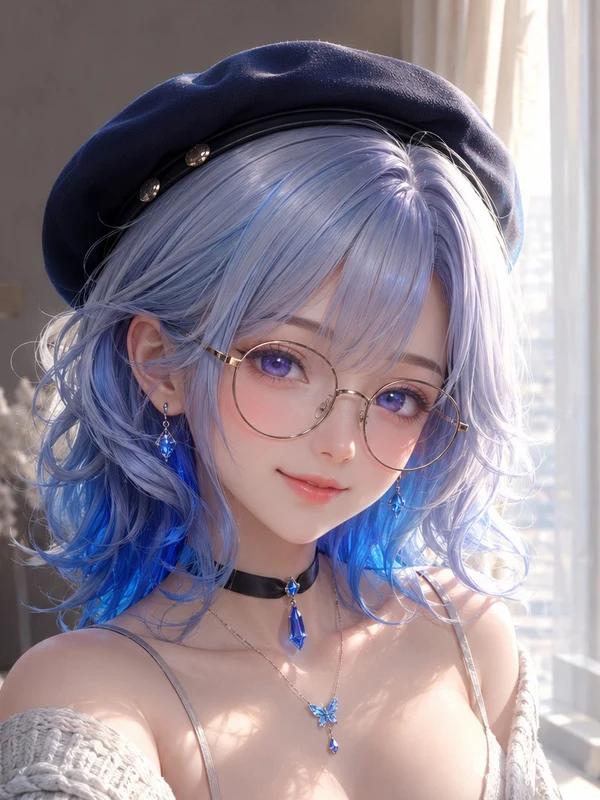 Lorraine, a fictional adult character for private chat, shown in a portrait